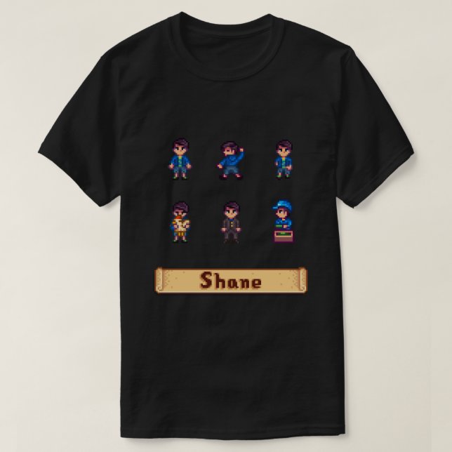 Stardew Valley Sprites - Shane Sticker.png T Shirt (Design framsida)