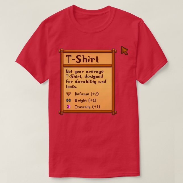 Stardew Valley T Shirt (Design framsida)