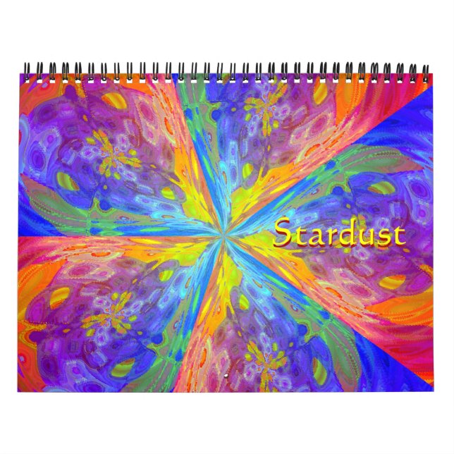 Stardust Abstrakt Art of the Stars Kalender (Omslag)