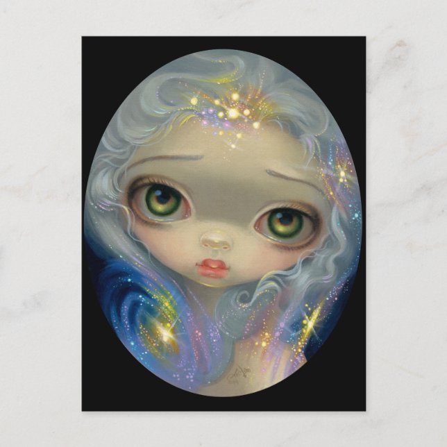 "Stardust Angel" vykort (Framsida)