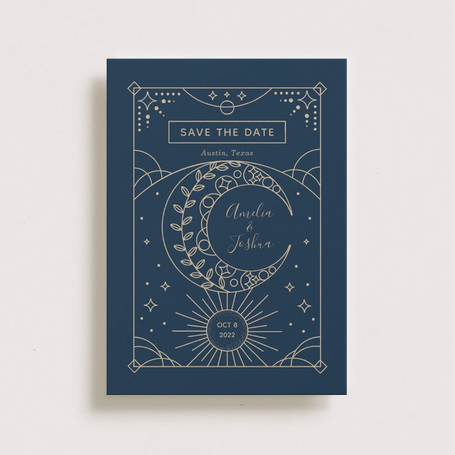 Stardust Bröllop Photo Save Date Spara Datumet (Skapare uppladdad)