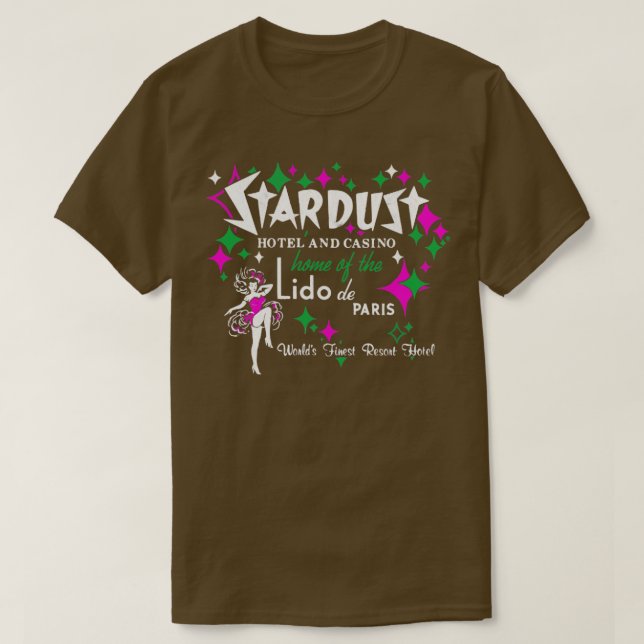 Stardust Hotel Casino Lido De Paris1 T Shirt (Design framsida)