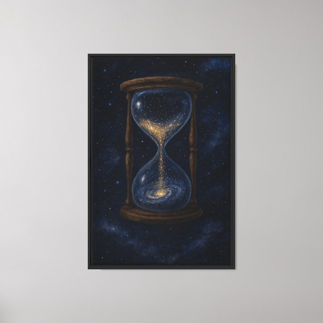 Stardust Hourglass Canvastryck (Framsida)