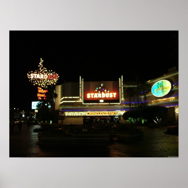 Stardust Las Vegas Casino Entrance Poster Skriv ut (Framsidan)