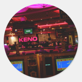 Stardust Las Vegas Keno lounge Runt Klistermärke