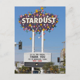 Stardust Las Vegas Marquee Postcards Vykort
