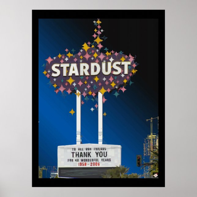Stardust Las Vegas Vector Graphic Poster #14 (Framsidan)