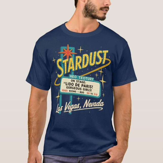 Stardust Lido De Paris (3) T Shirt (Framsida)