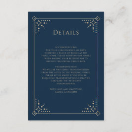 Stardust Monogram Bröllop Tilläggskort