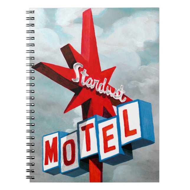 Stardust Motel-tecken Anteckningsbok (Framsidan)