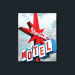 Stardust Motel-tecken Canvastryck<br><div class="desc">Stardust Motel Sign Artist: Naomi McCavitt</div>