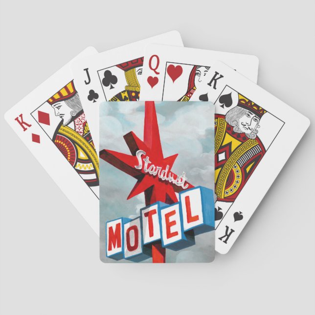 Stardust Motel-tecken Casinokort (Baksidan)