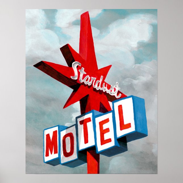 Stardust Motel-tecken Poster (Framsidan)