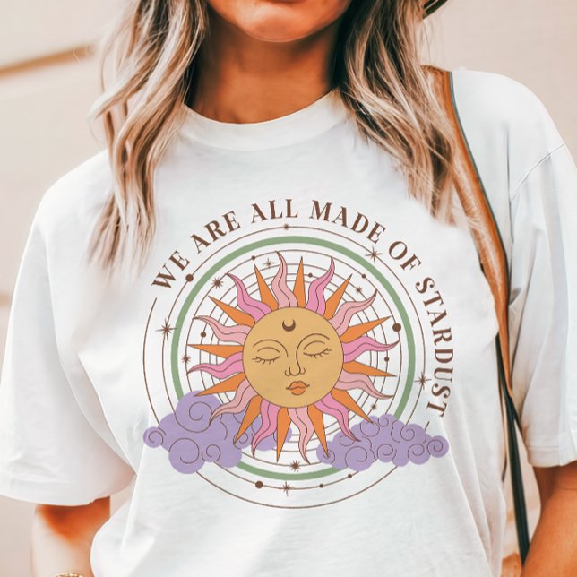Stardust Retro Boho Sol T Shirt (Skapare uppladdad)
