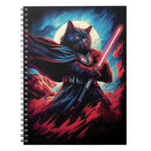 Stardust Samurai Cosmic Cat Warrior Anteckningsbok