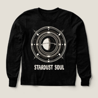 Stardust Soul Tri-Blend Celestial Långärmad T Shirt
