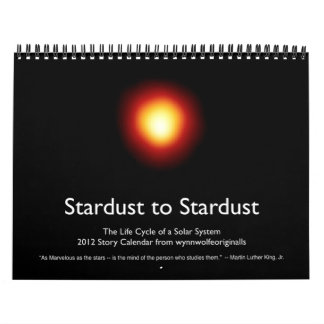Stardust till den Stardust 2012 kalendern Kalender