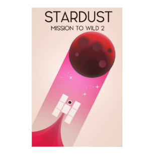 Stardust Uppdrag till Comet Vild 2 Fototryck