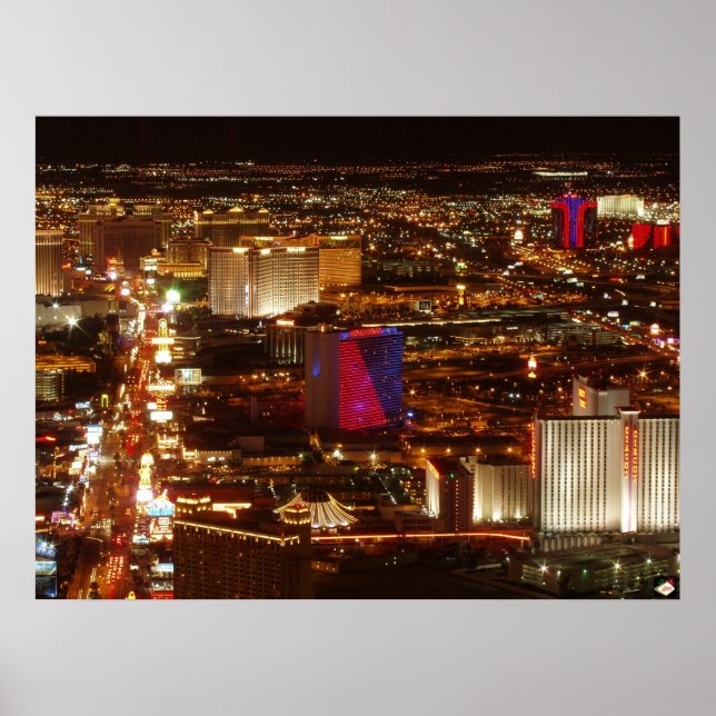 Stardust & Väster Las Vegas Strip Poster Skriv ut (Framsidan)