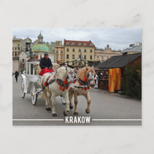 Stare Miasto, Krakow Polen Vykort
