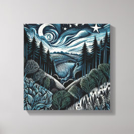 Starfall Canvastryck