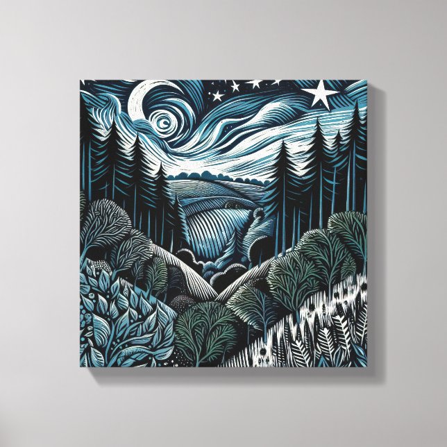 Starfall Canvastryck (Framsida)