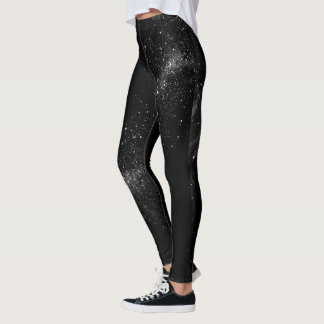 Starfall Leggings: Bäran Natten Himmel Leggings