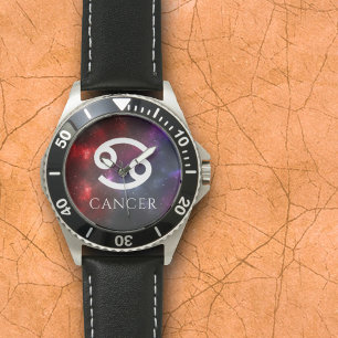 Starfield Cancer Crab Western Zodiac Armbandsur