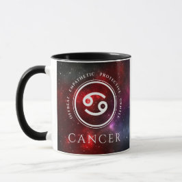 Starfield Cancer Crab Western Zodiac Mugg