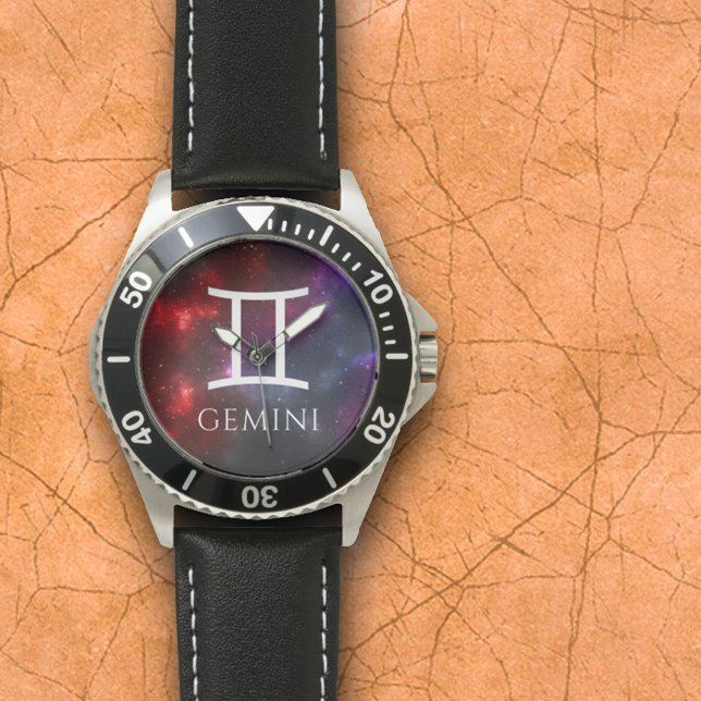 Starfield Gemini Twillingars Western Zodiac Armbandsur (Skapare uppladdad)