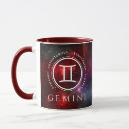 Starfield Gemini Twillingars Western Zodiac Mugg