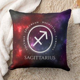 Starfield Sagittarius Archer Western Zodiac Kudde
