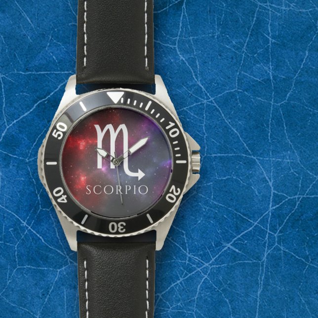 Starfield Scorpio Scorpion Western Zodiac Armbandsur (Skapare uppladdad)