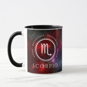 Starfield Scorpio Scorpion Western Zodiac Mugg