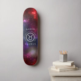 Starfield Taurus Bull Western Zodiac Mini Skateboard Bräda 18,5 Cm