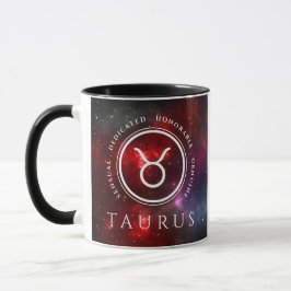 Starfield Taurus Bull Western Zodiac Mugg