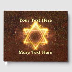 Starfire Fractal Magen David Gästböcker