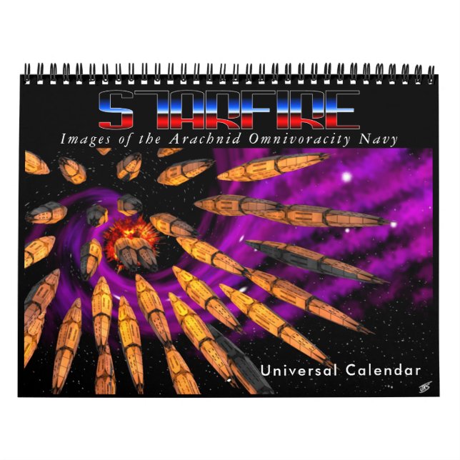 Starfire kalender: ArachnidOmnivoracity marin Kalender (Omslag)