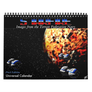 Starfire kalender: Terran federationmarin, 1st Ed Kalender