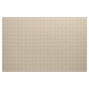 Starfish and Seashells Fabric Tyg