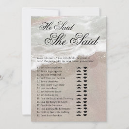 Starfish and Shells Tropical Beach Bridal Shower Inbjudningar