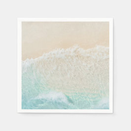 Starfish and Shells Tropical Beach Bridal Shower Pappersservett