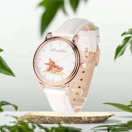 Starfish and snäckas eWatch Watch Watch Armbandsur