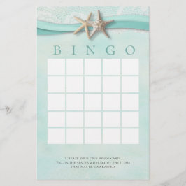 Starfish and Snöre Shower Bingo