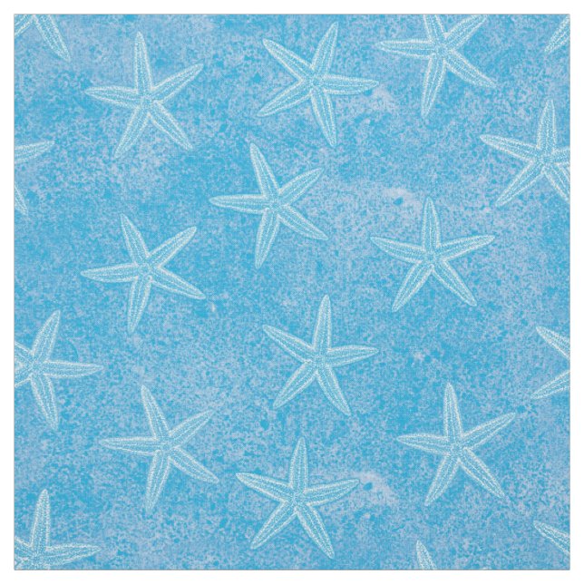 Starfish Aqua Blue Tyg (Provkarta)