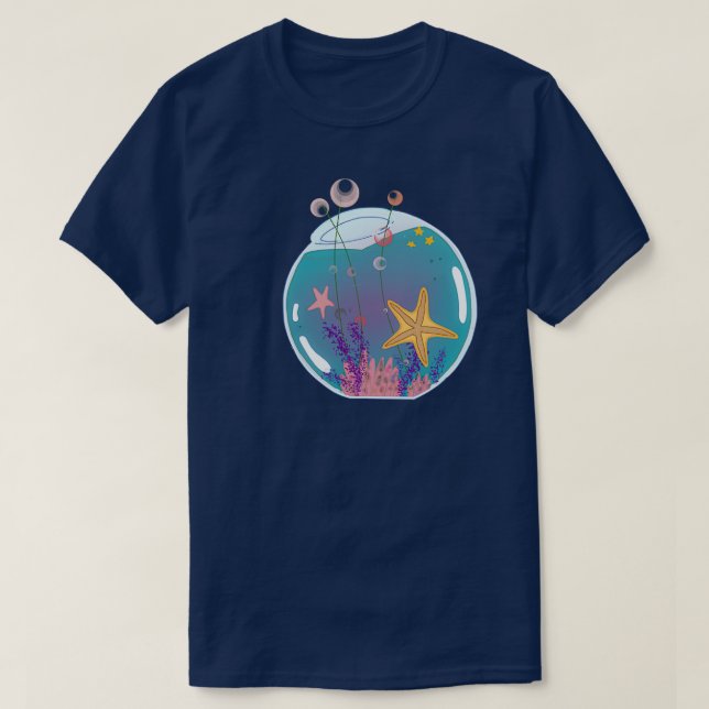Starfish Aquarium T Shirt (Design framsida)