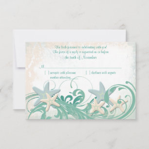 Starfish Beach eller Destination Wedding Svarskort OSA Kort