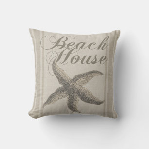 Starfish Beach House Seashore Coastal Kudde