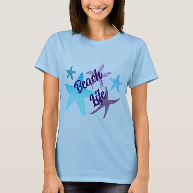 Starfish Beach Life Women's Tee (Framsida)