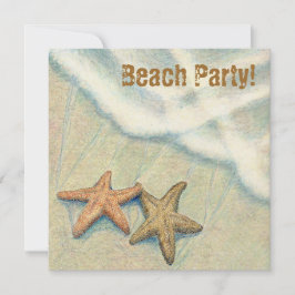 Starfish Beach Party! Inbjudningar